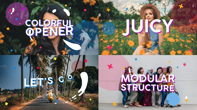 Colorful Opener Freebies template preview