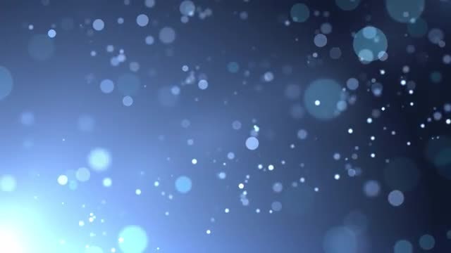 Blue Particles In Light: Stock Motion Graphics