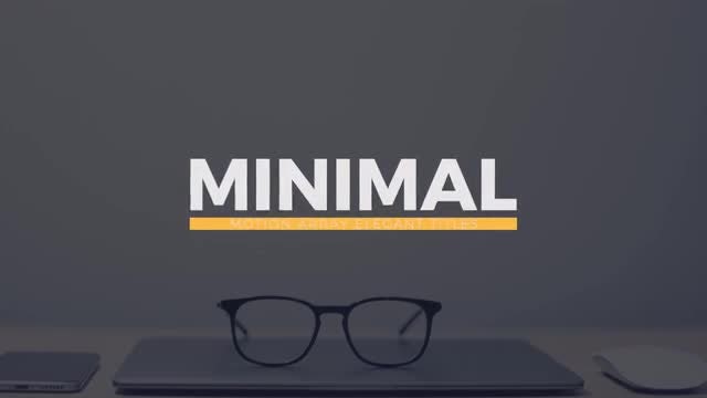 Elegant Minimal Titles: Premiere Pro Templates