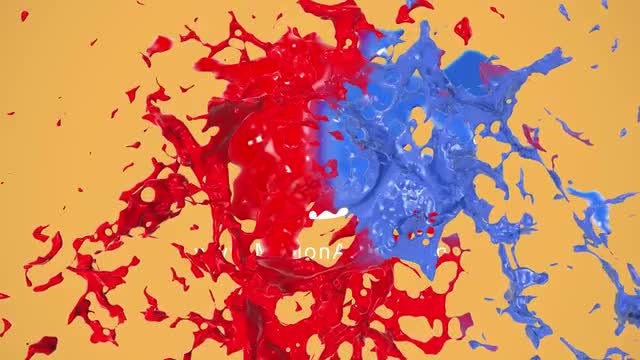 Colorful Splash Logo Reveal: After Effects Templates
