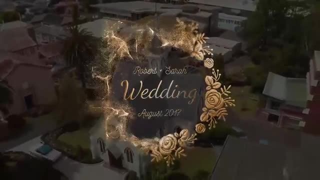 Golden Wedding Titles: After Effects Templates