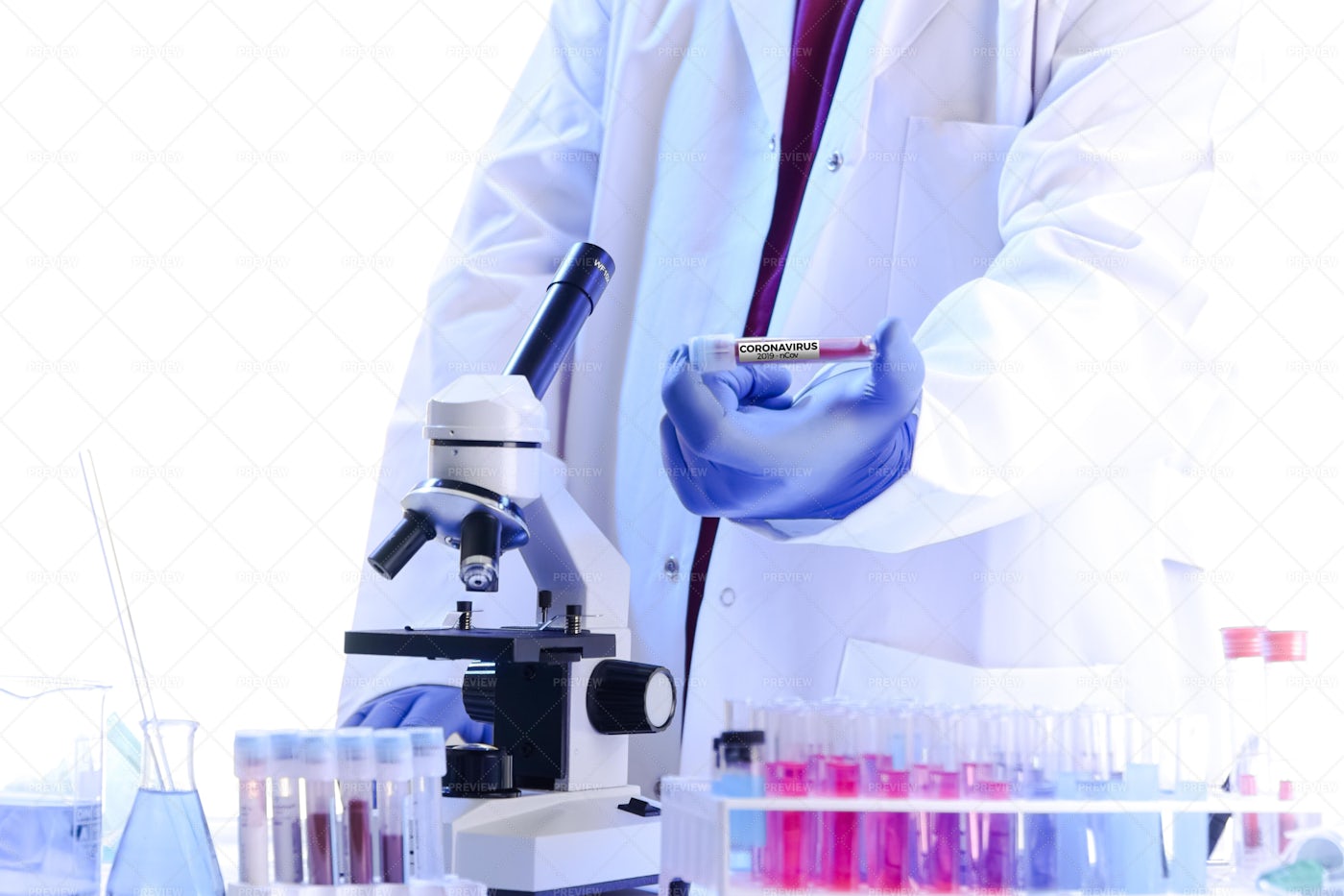 Coronavirus Testing: Stock Photos