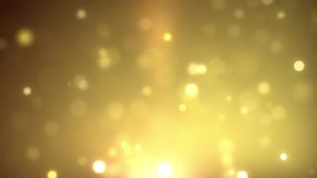 Golden Particles: Stock Motion Graphics