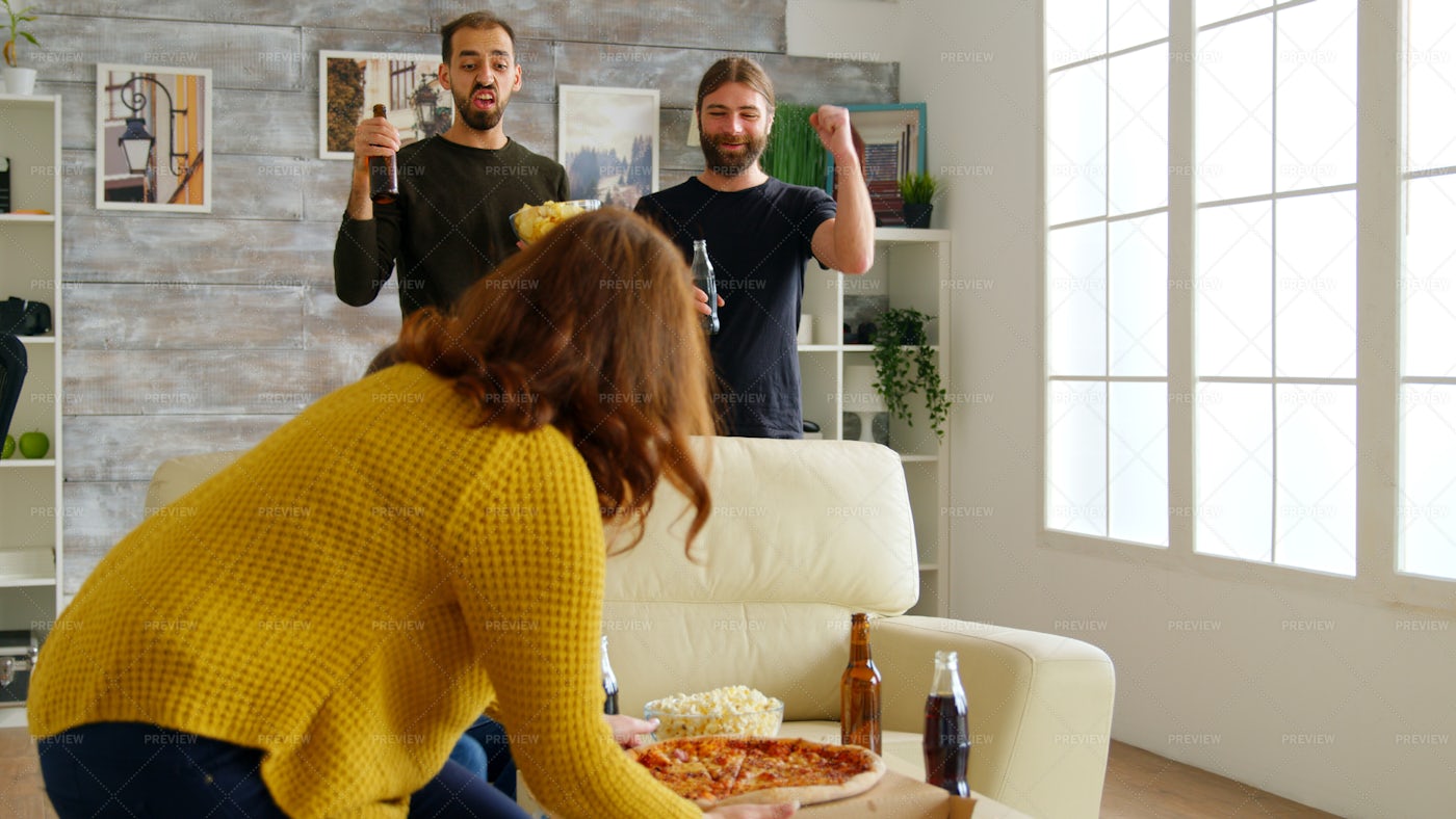 The Pizza Is Here: Stock Photos