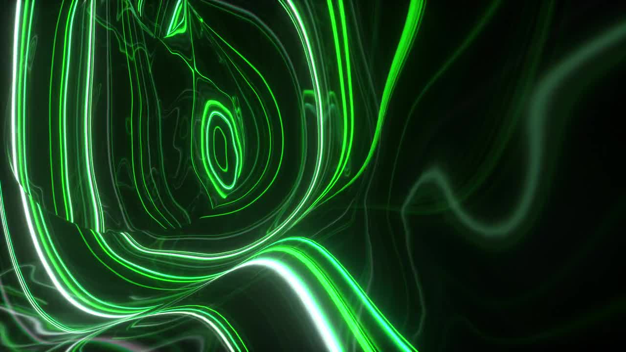 Neon Green Lights - Stock Motion Graphics | Motion Array