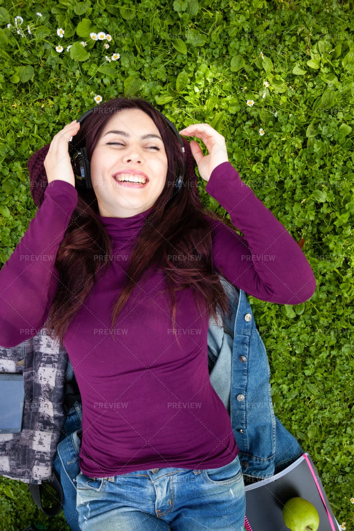 Music On The Grass: Stock Photos
