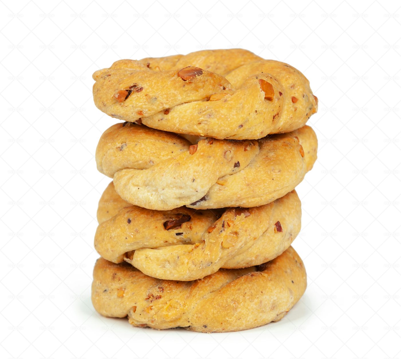 Neapolitan Taralli Cookies: Stock Photos