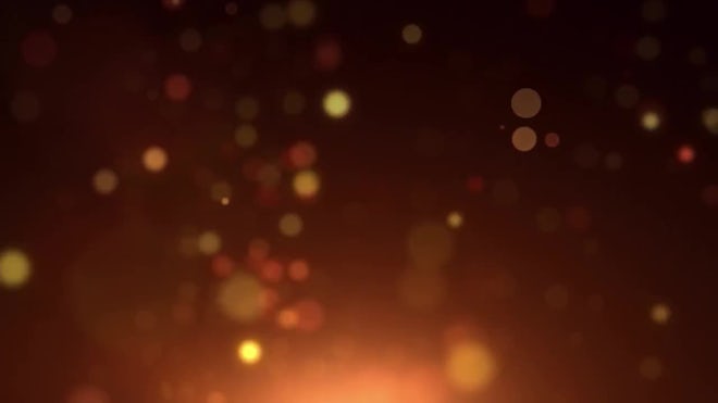 Glowing Orange Particles Motion  Free Animation Background 