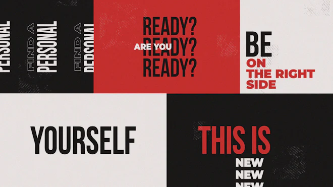 Modern Clean Typography | Kinetic Titles