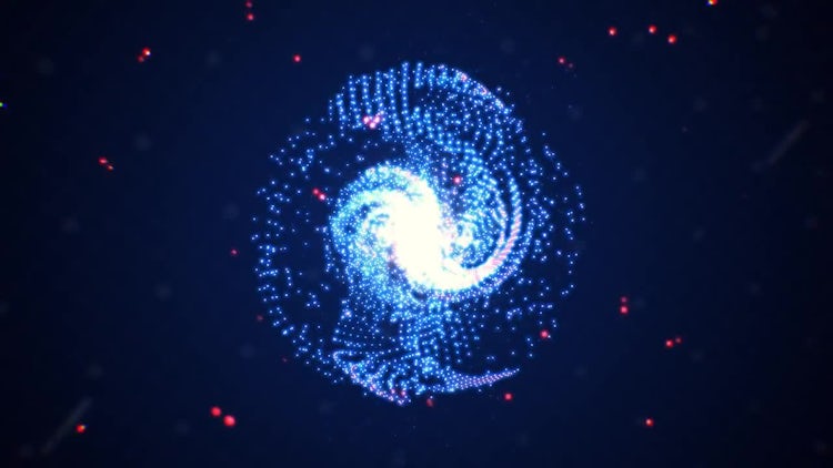 Tech Particles Logo: After Effects Templates