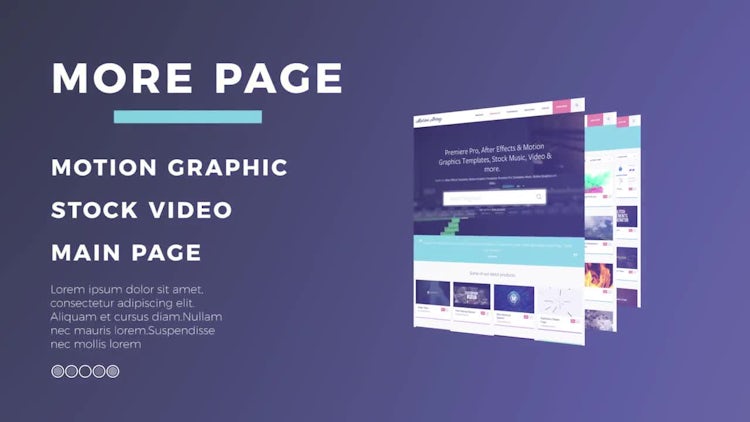 Web Site Promo Premiere Pro Templates Motion Array