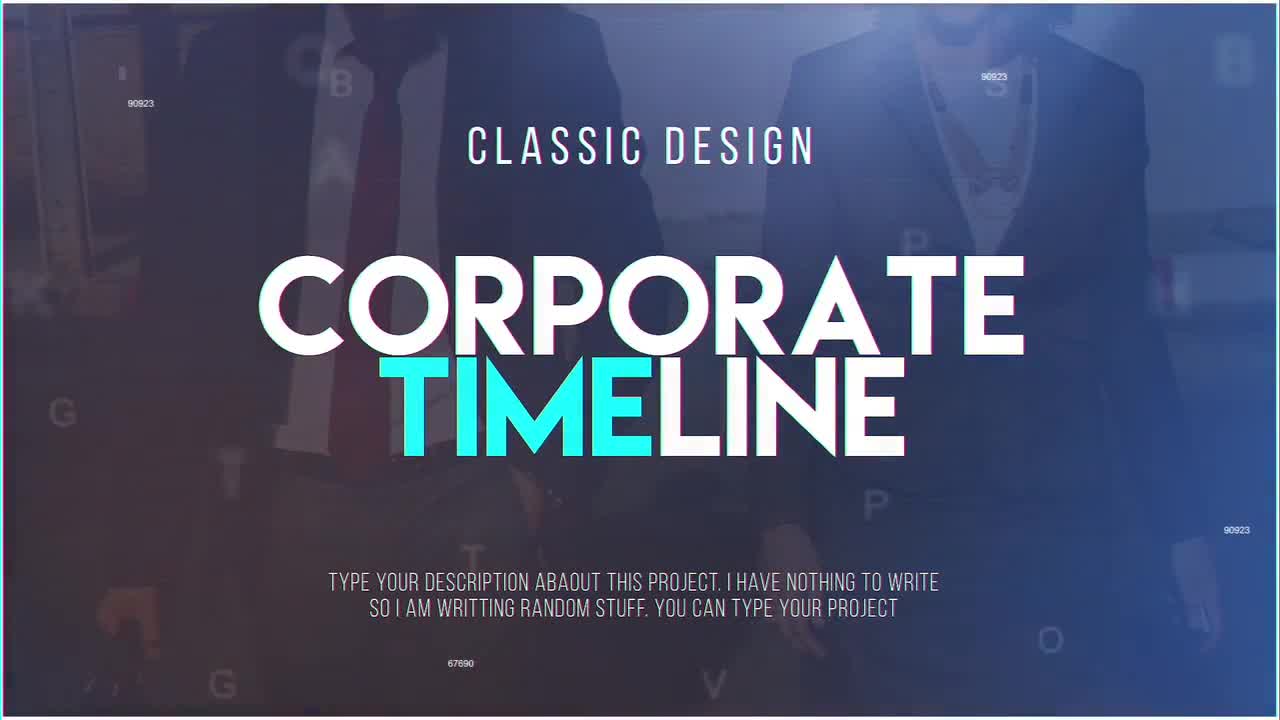 Corporate Timeline After Effects Templates Motion Array
