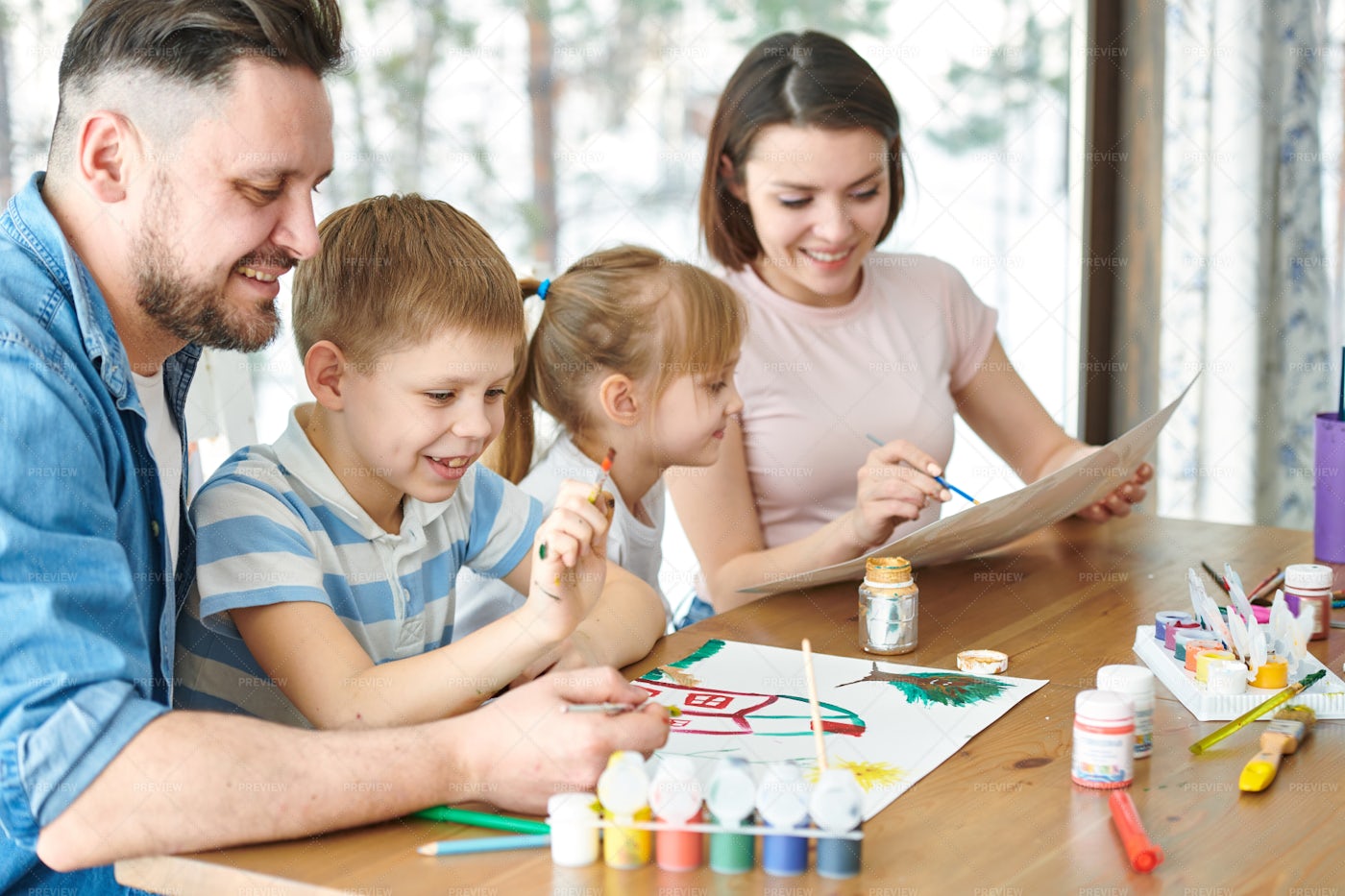 Family Art: Stock Photos