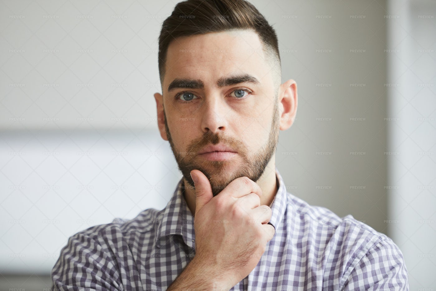 Young Serious Man: Stock Photos