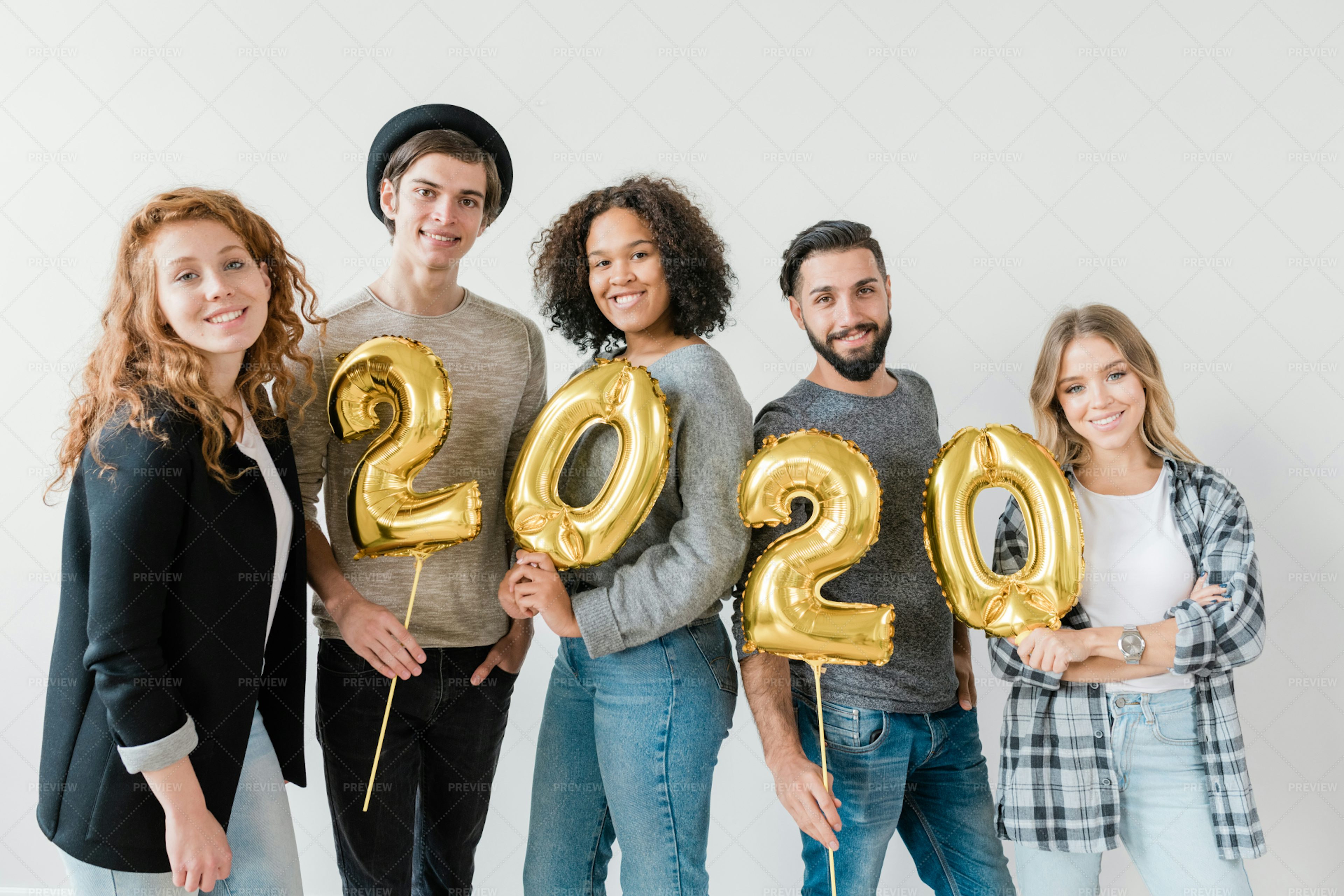 Group Of Multicultural Friends... - Stock Photos | Motion Array