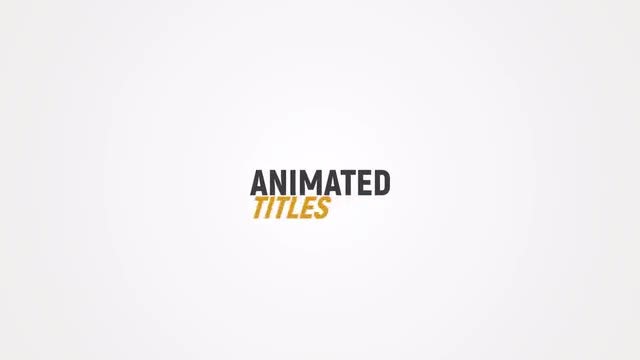 Kinetic Typography: After Effects Templates