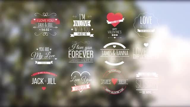 Love Titles: After Effects Templates