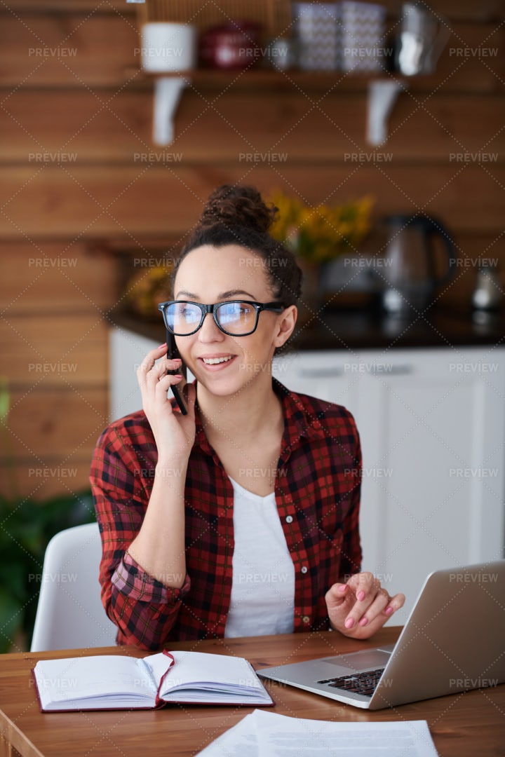 Businesswoman At Home: Stock Photos