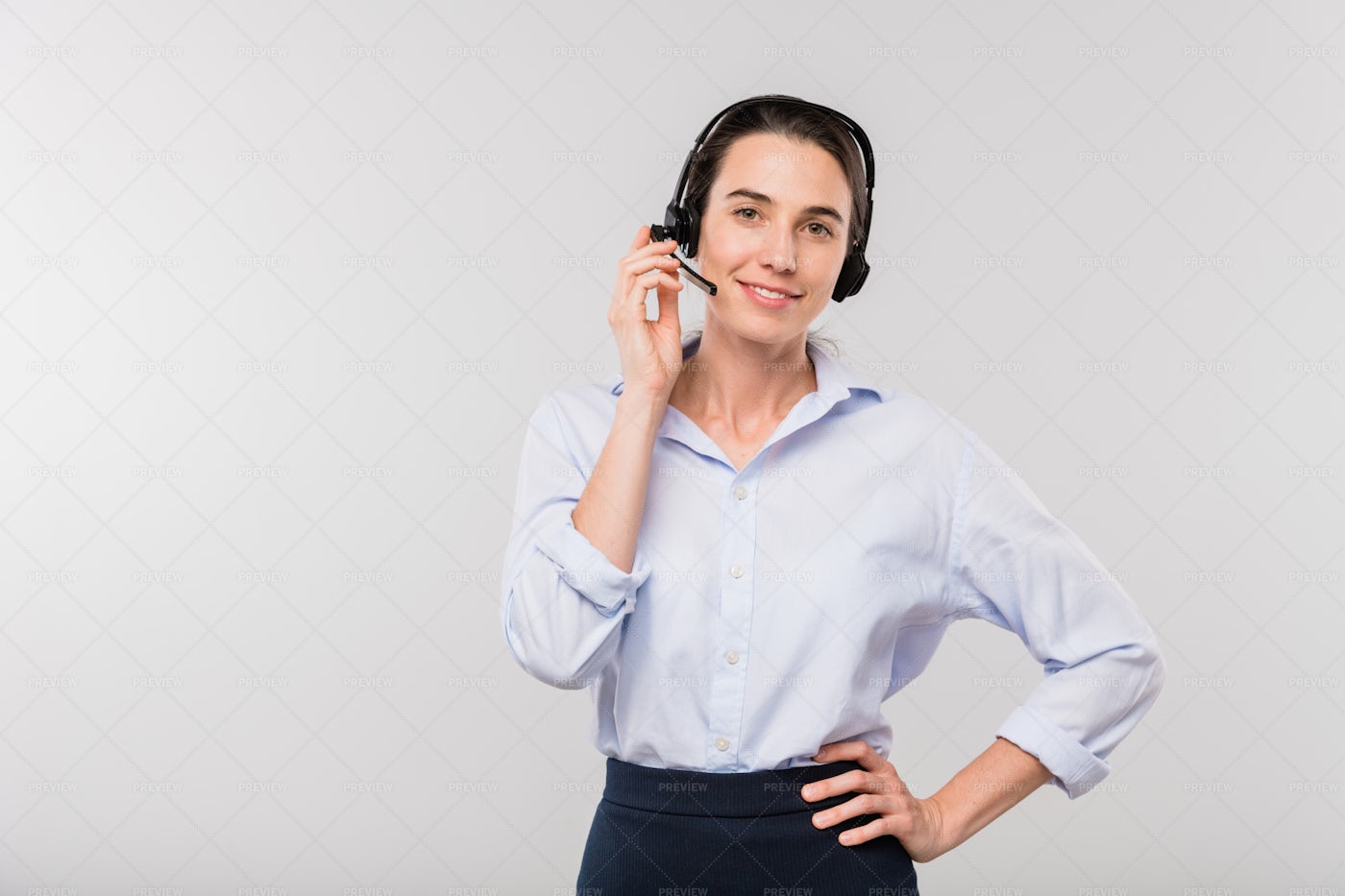 Young Smiling Businesswoman In...: Stock Photos