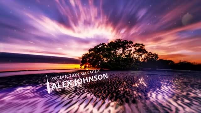 Simple Parallax Slideshow: After Effects Templates