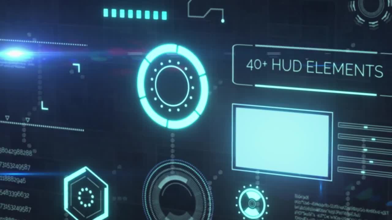 40 Hud Elements After Effects Templates Motion Array