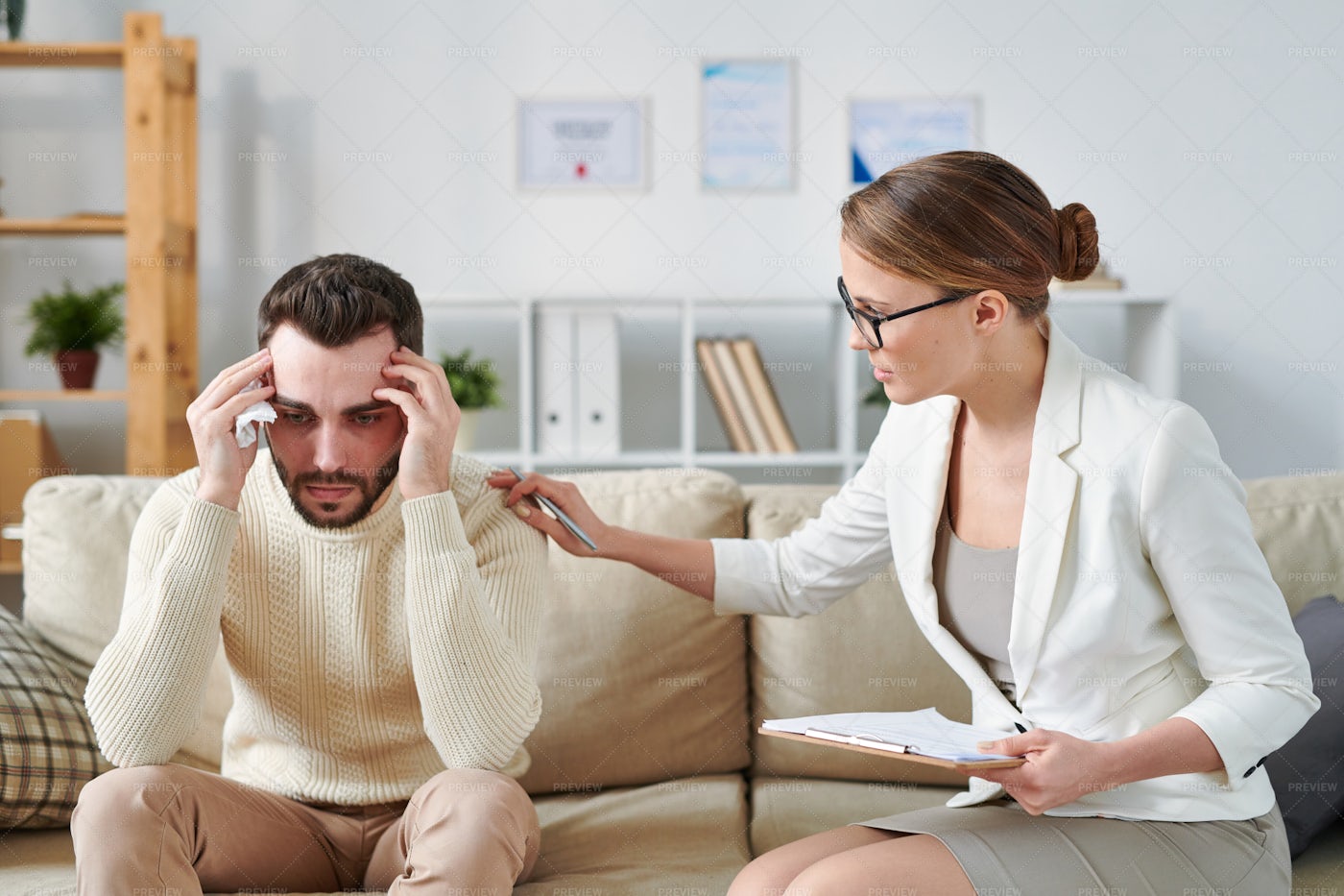 Reassuring Patient - Stock Photos | Motion Array