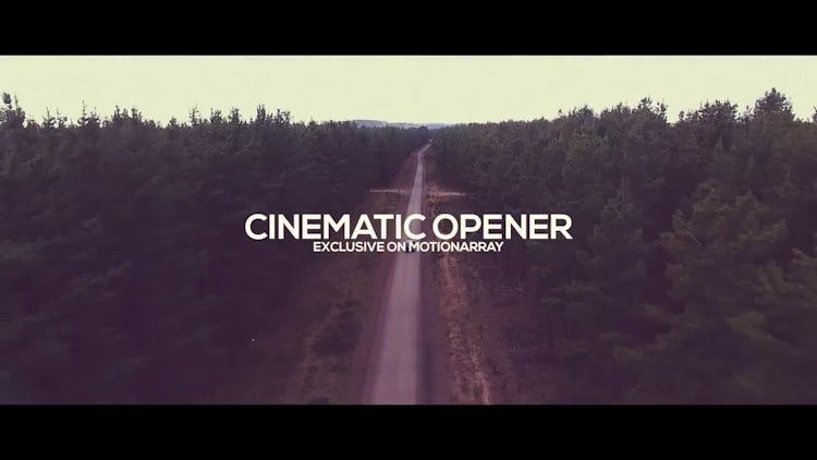 Cinematic Opener: Premiere Pro Templates