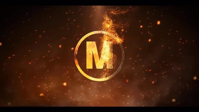 Particle Fire Logo Reveal: After Effects Templates