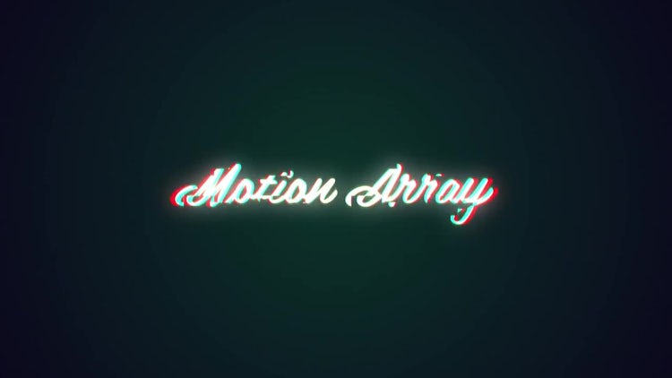 Glitch Logo: After Effects Templates