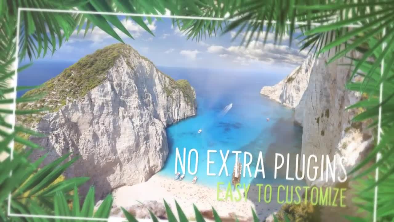 Minimal Tropical Slideshow - After Effects Templates | Motion Array