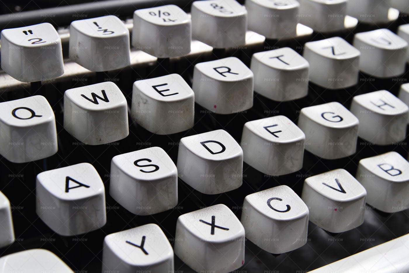 Keyboard Of A Typewriter: Stock Photos