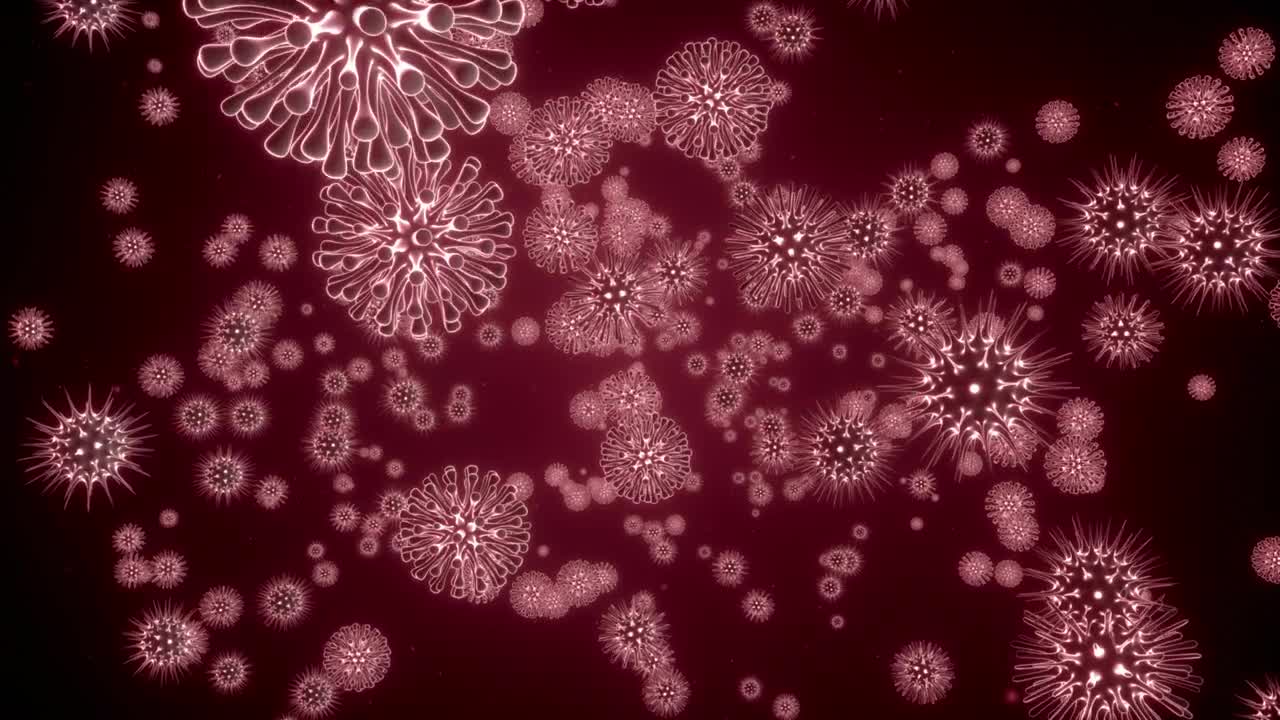 Red Pathogens - Stock Motion Graphics | Motion Array