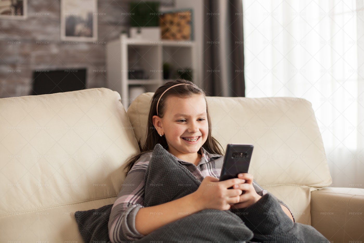 Girl With A Big Smile: Stock Photos