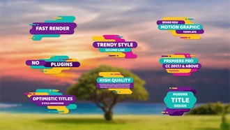 Optimistic Titles: Motion Graphics Templates