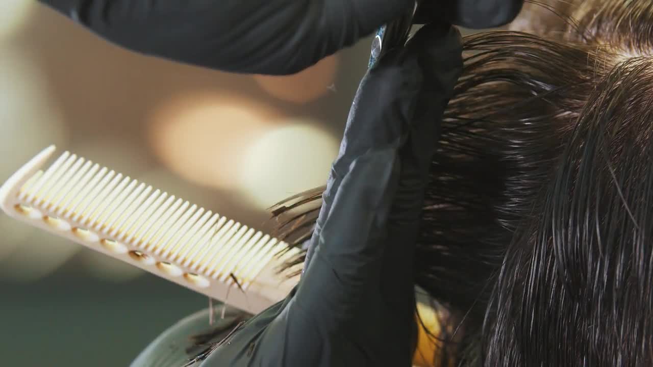 Cutting Hair - Stock Video | Motion Array