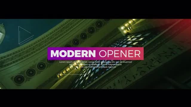 Modern Opener: Premiere Pro Templates