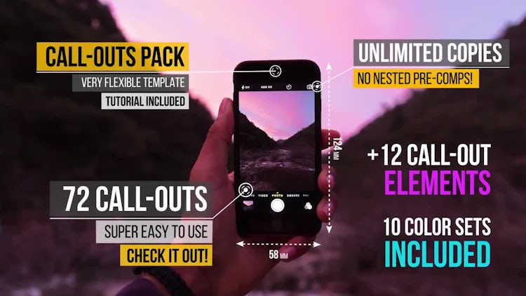 72 Call-Out Titles Ultimate Pack: After Effects Templates