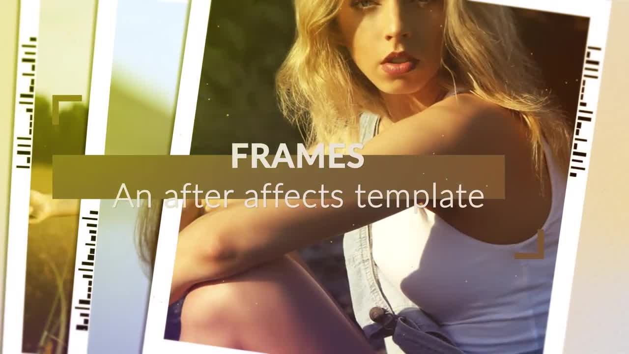 photo frames after effects template free download