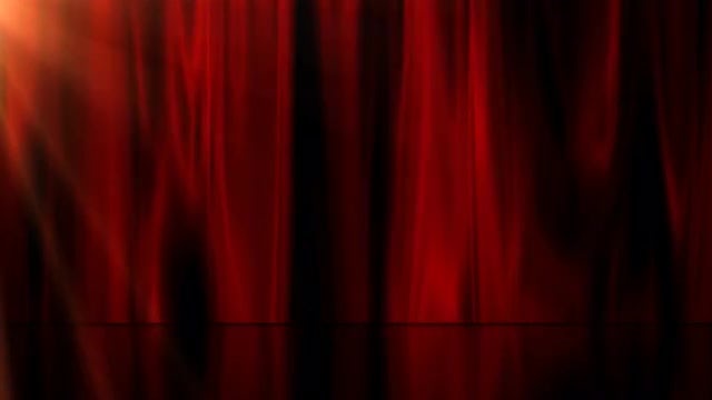 Red Curtain and Stage: Stock Motion Graphics