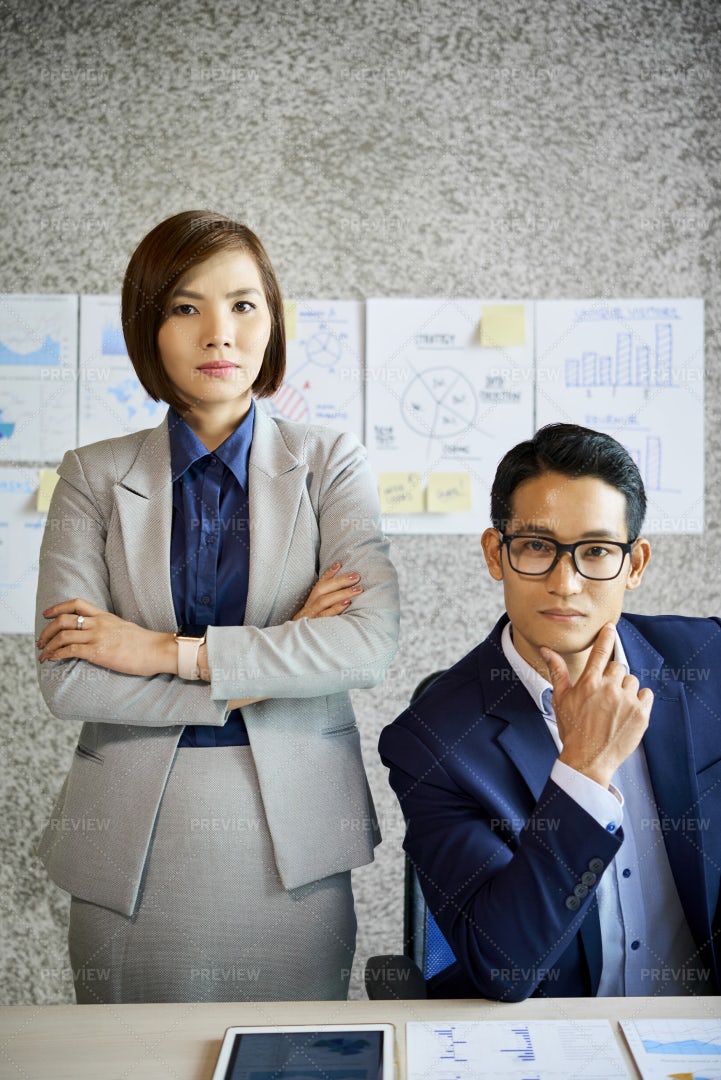 Serious Business Executive: Stock Photos