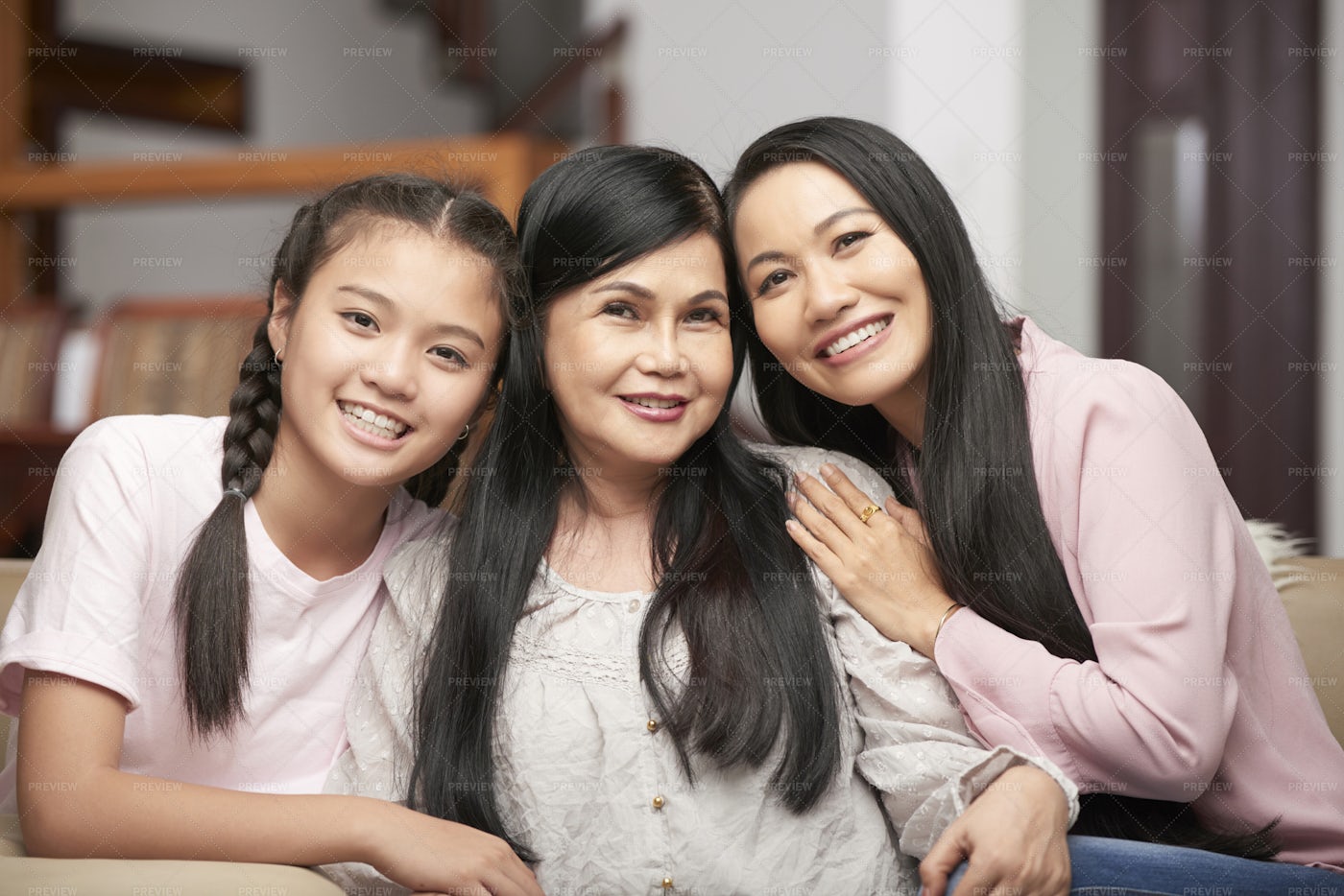 Family Generation Portrait: Stock Photos
