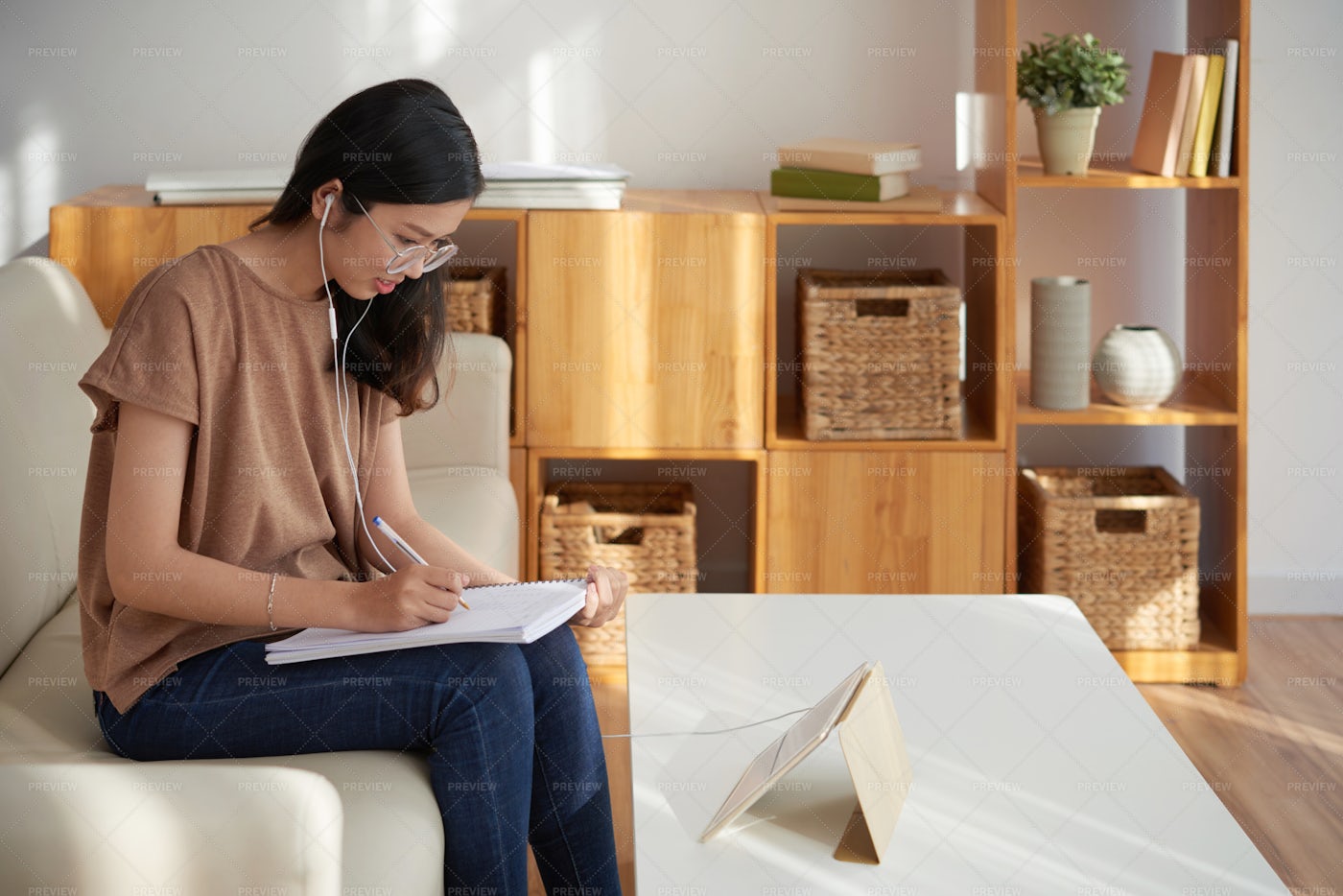 Student Studying At Home - Stock Photos | Motion Array