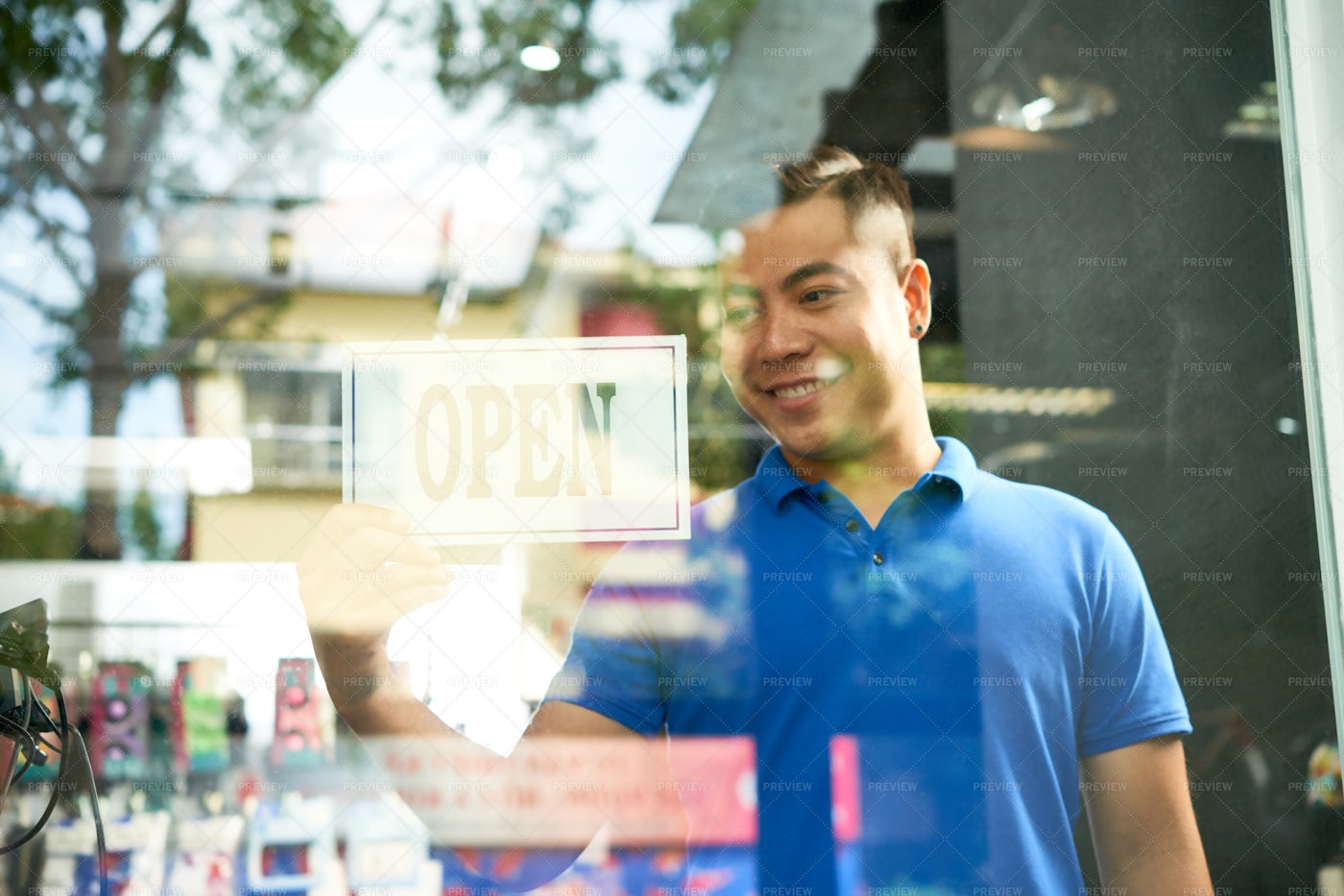 Opening Store: Stock Photos