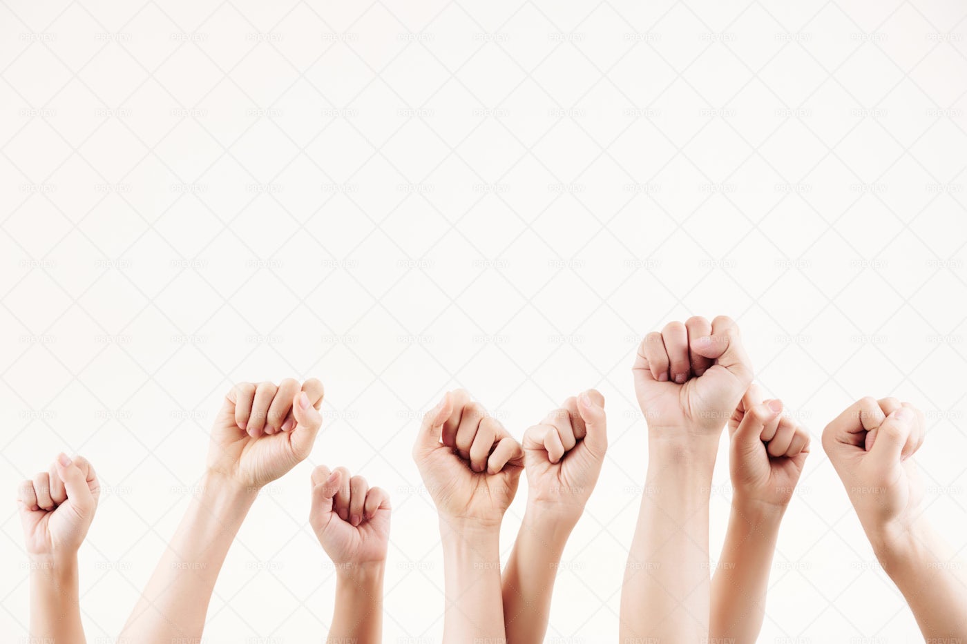 People Raising Their Hands: Stock Photos
