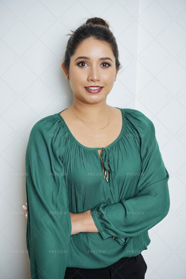 Portrait Of Indian Businesswoman: Stock Photos