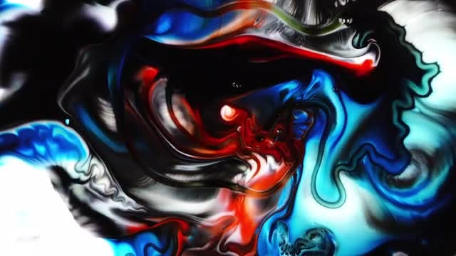 Abstract Colorful Ink 14: Stock Video