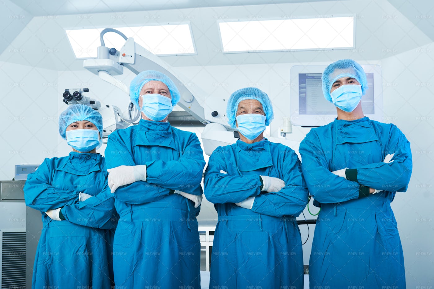 Proud Of Being Surgeons: Stock Photos