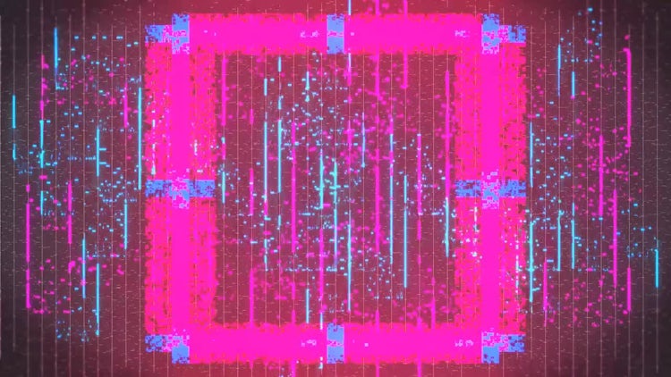 Glow Glitch Logo: After Effects Templates