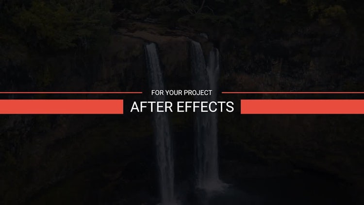 Brand New Titles: After Effects Templates