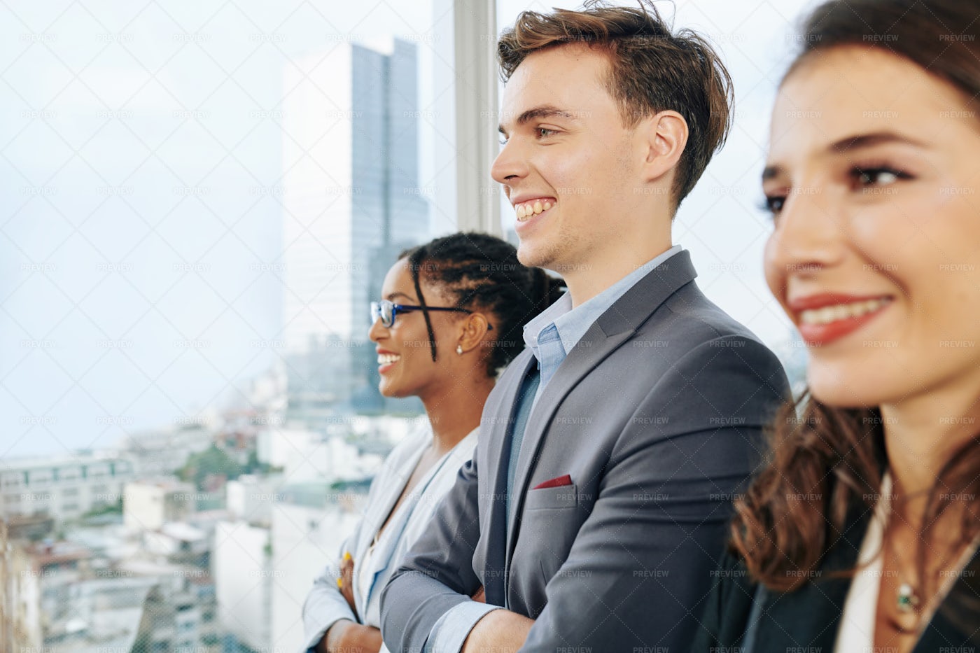 Happy Young Business Team: Stock Photos